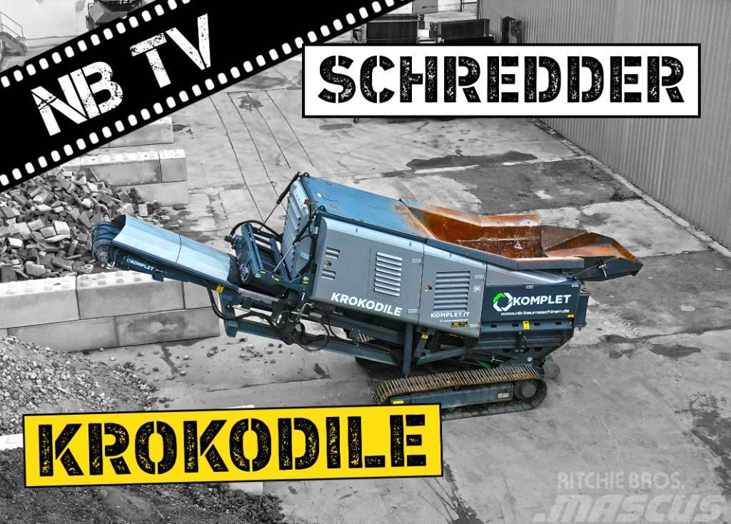 Komplet Mobiler Schredder Krokodile - bis zu 200 t/h Trituradoras de lixo