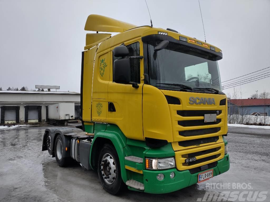 Scania R410 6x2 hydrauliikka, ADR,Euro6 Tractores (camiões)