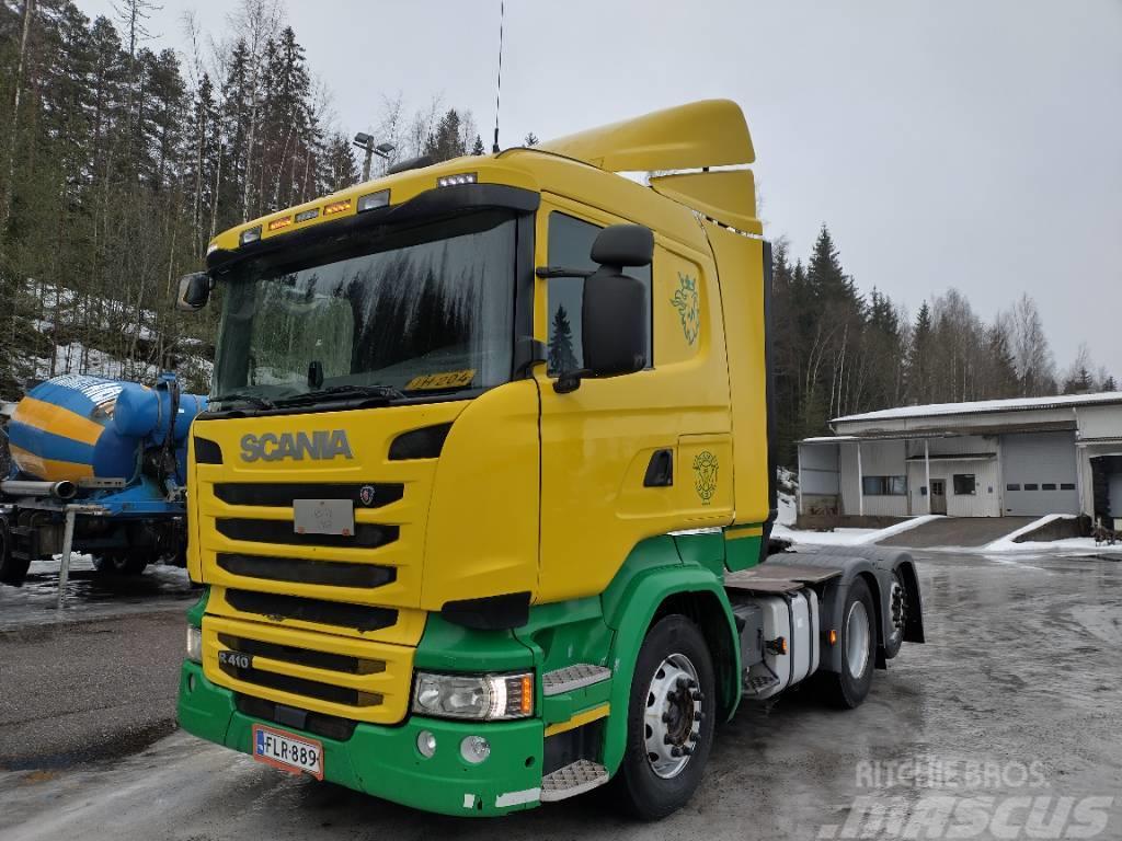 Scania R410 6x2 hydrauliikka, ADR,Euro6 Tractores (camiões)