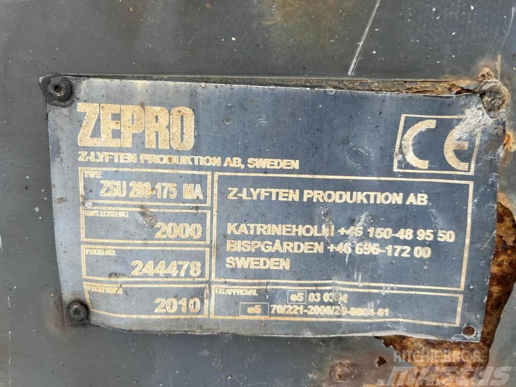  ZEPRO ZSU 200-175MA / 2000 KG. Elevadores de bens e móveis