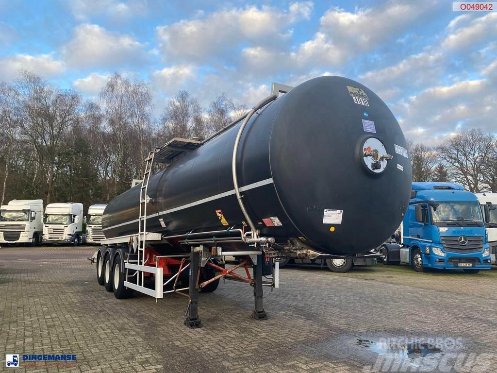 Magyar Bitumen tank inox 31 m3 / 1 comp + mixer / ADR 26/ Semi Reboques Cisterna