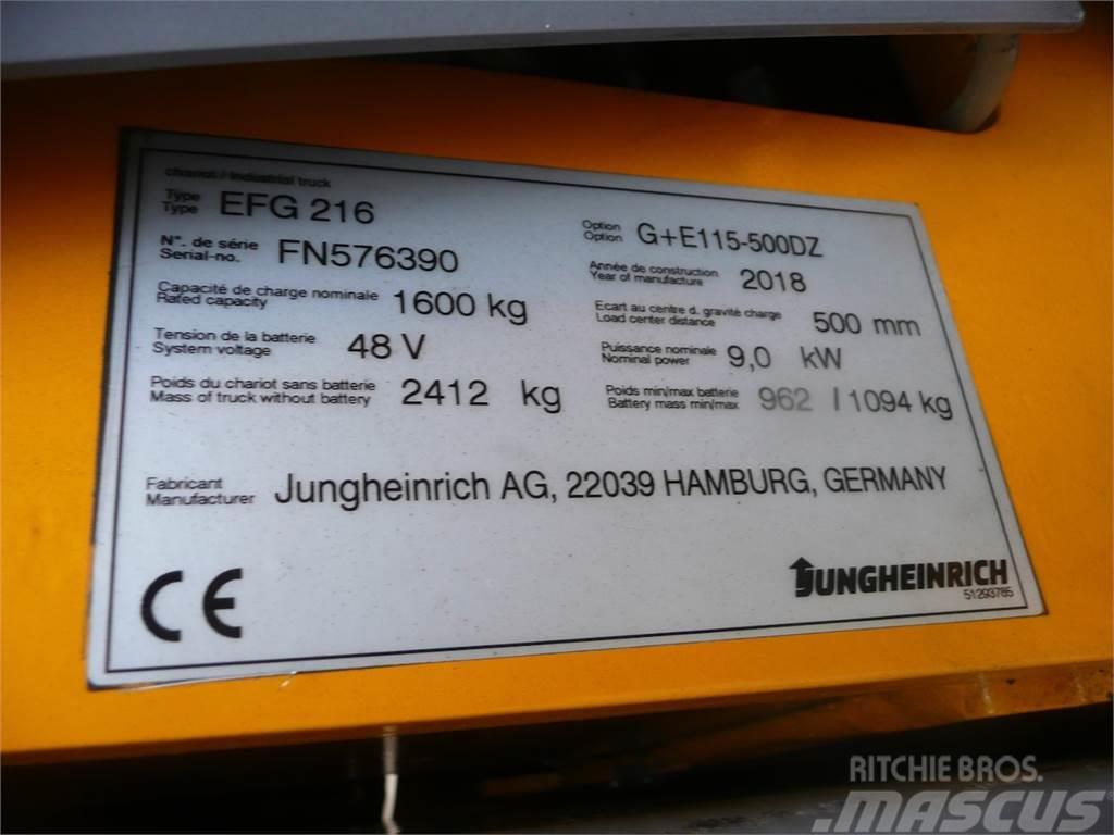 Jungheinrich EFG 216 500 DZ Empilhadores eléctricos