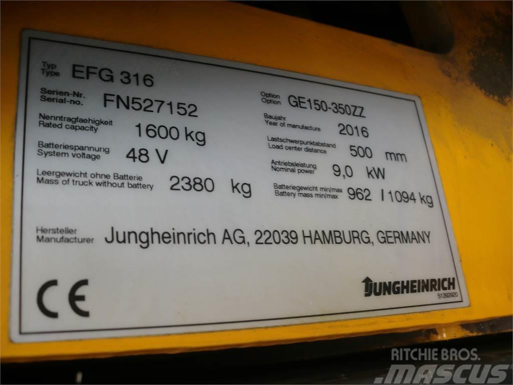Jungheinrich EFG 316 350 ZT Empilhadores eléctricos