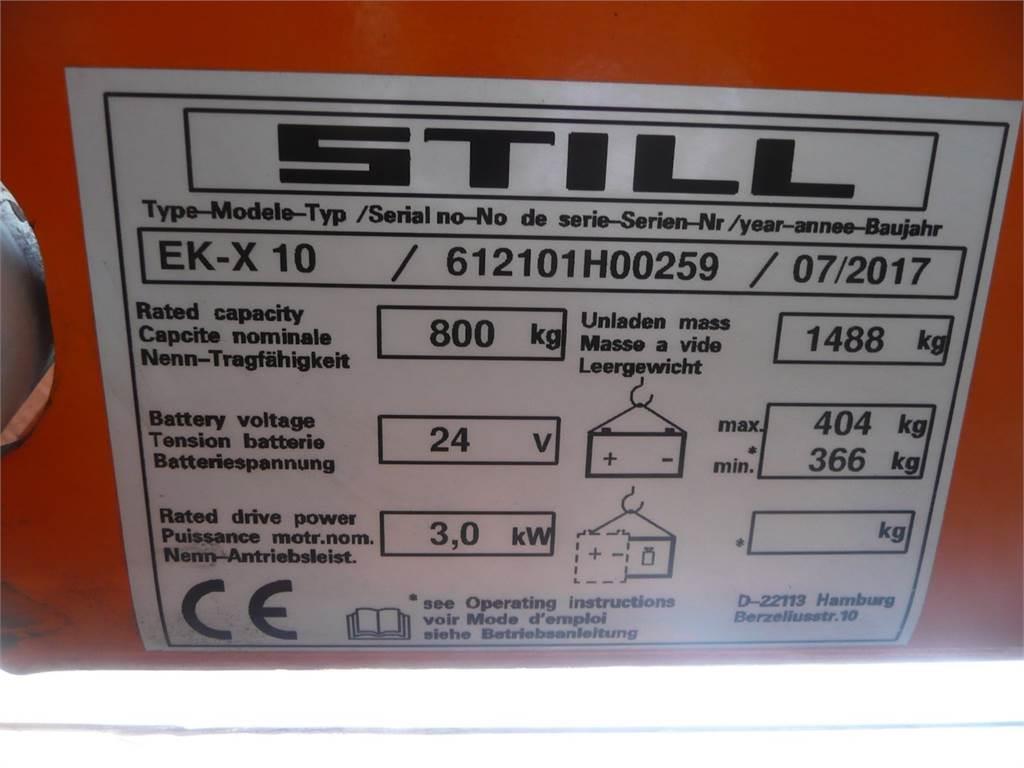 Still EK-X10 Preparadoras de encomendas de alta elevação