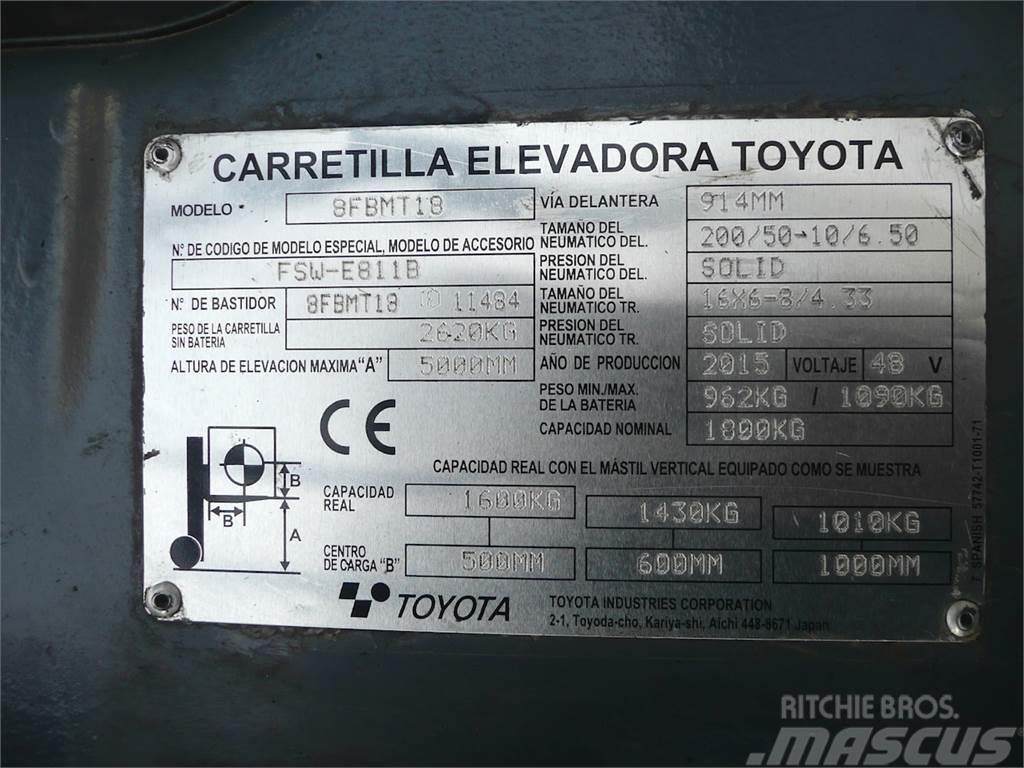 Toyota 8FBMT18 Empilhadores eléctricos