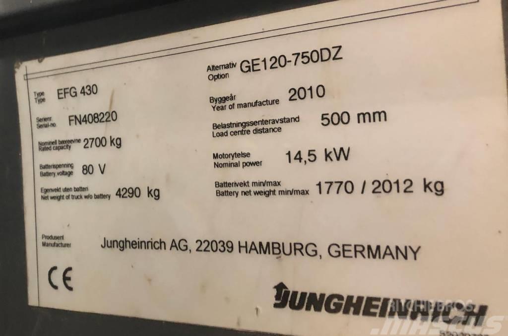 Jungheinrich EFG430 Empilhadores eléctricos