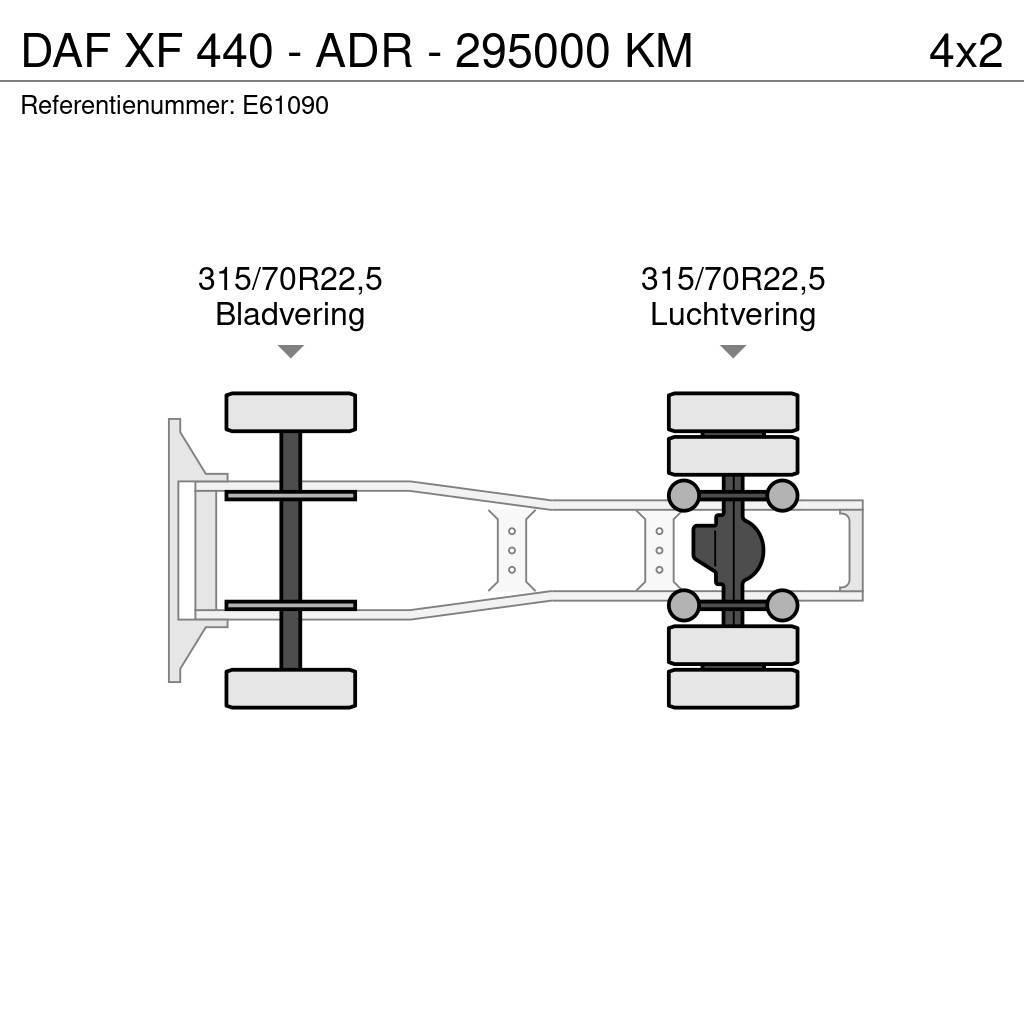 DAF XF 440 - ADR - 295000 KM Tractores (camiões)