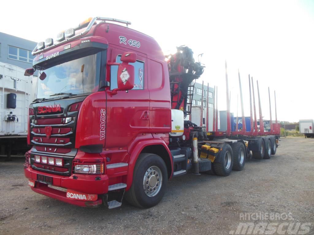 Scania R 450 Camiões de transporte de troncos