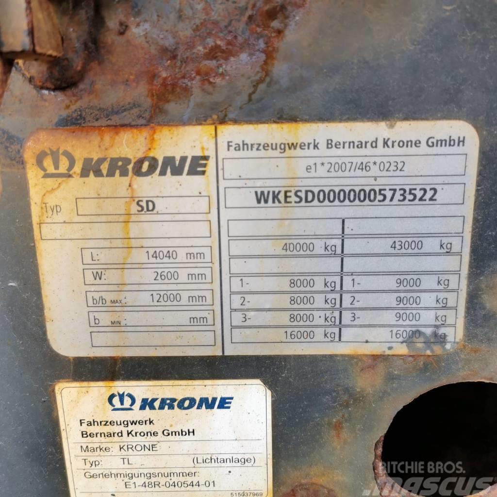Krone SD FOR PARTS ONLY ! Semi Reboques Articulados