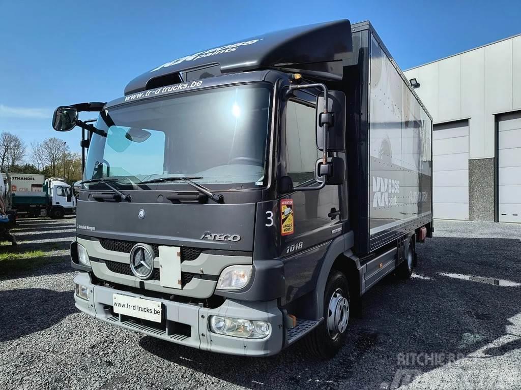 Mercedes-Benz Atego 1018 KOFFER/CAISSE + D'HOLLANDIA 1500 KG Camiões de caixa fechada