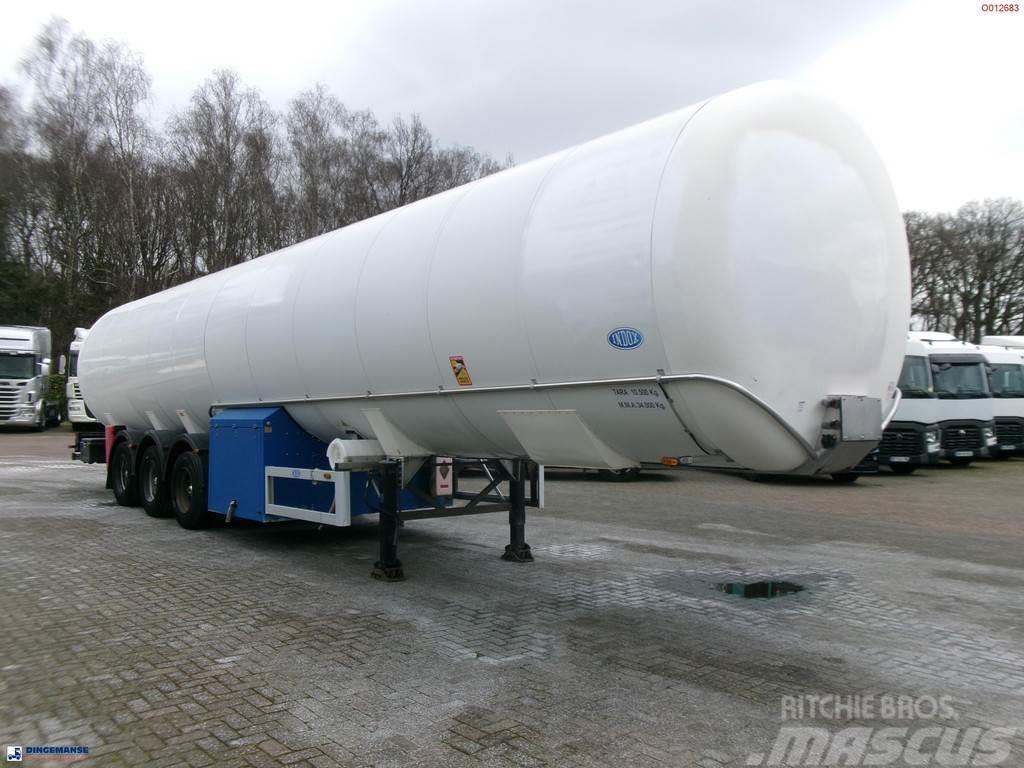 Indox Low-pressure LNG gas tank inox 56.2 m3 / 1 comp Semi Reboques Cisterna