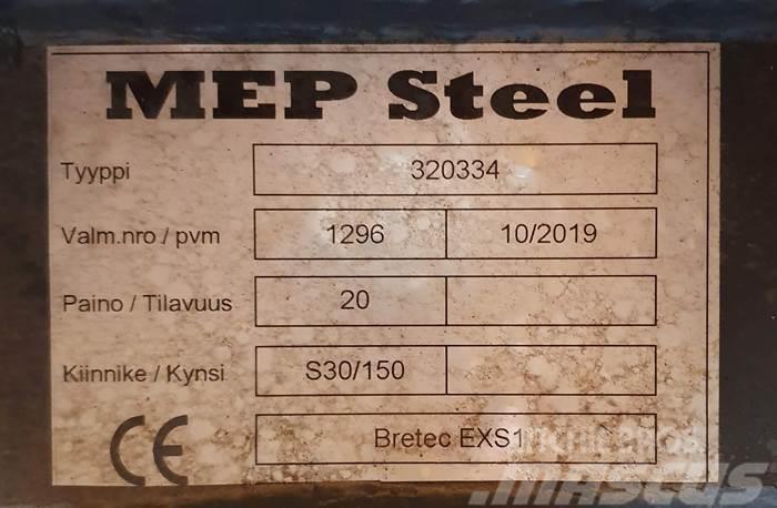  MEP Steel BRETEC EXS1 ISKUVASARAN KIINNIKELEVY S30 Conectores