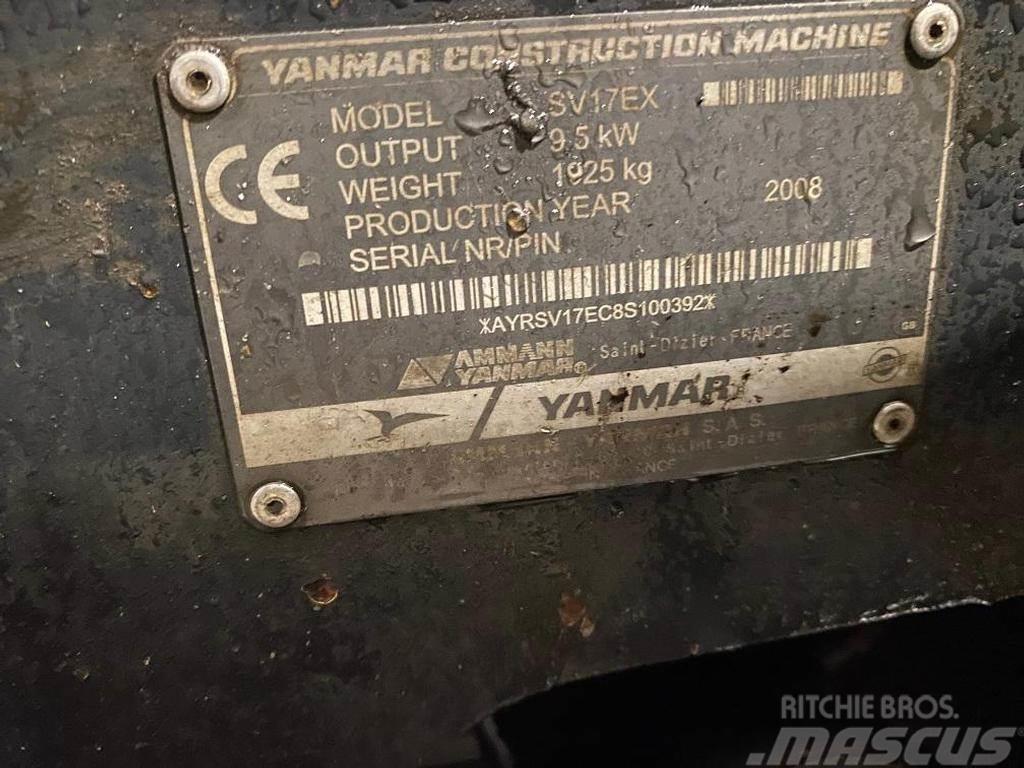 Yanmar SV17SXE Carregadoras frontais e escavadoras