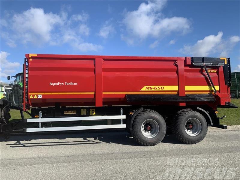 Agrofyn Trailers 18 tons bagtipvogn Reboques Agrícolas basculantes