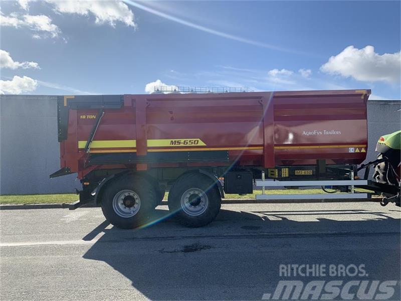 Agrofyn Trailers 18 tons bagtipvogn Reboques Agrícolas basculantes