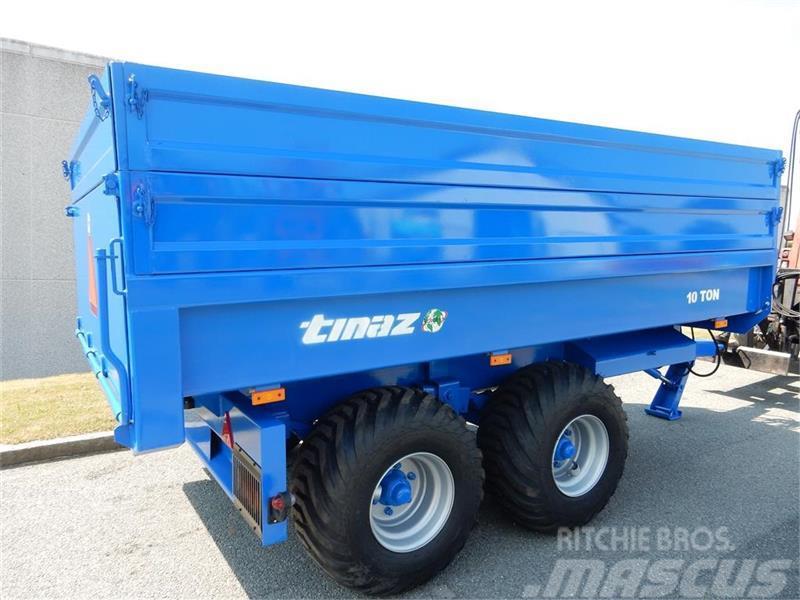 Tinaz 10 tons dumpervogn med 2x30 cm ekstra sider Outros equipamentos espaços verdes
