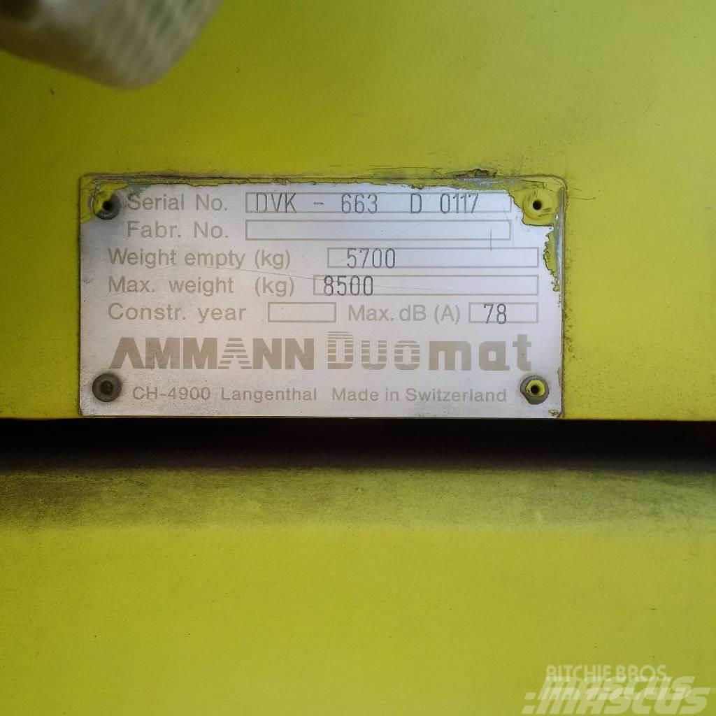 Ammann DVK663 AMMANN DVK663 Cilindros Compactadores tandem