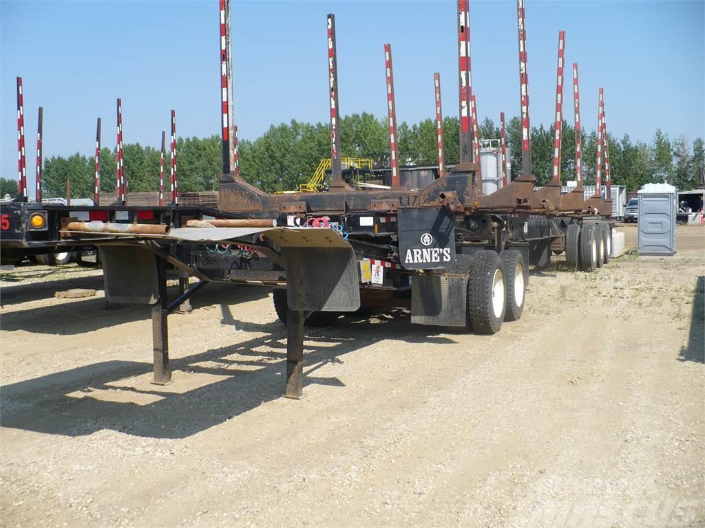 Doepker 50' Tridem Hay Rack Reboques de transporte de troncos