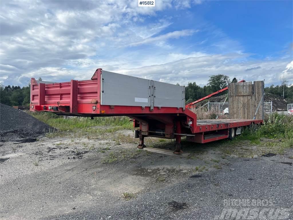 Damm SE-61M 4-axle machine trailer with driving ramp Outros Reboques