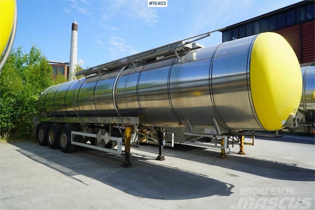 Feldbinder tank trailer. Approved for 3 years. Outros Reboques