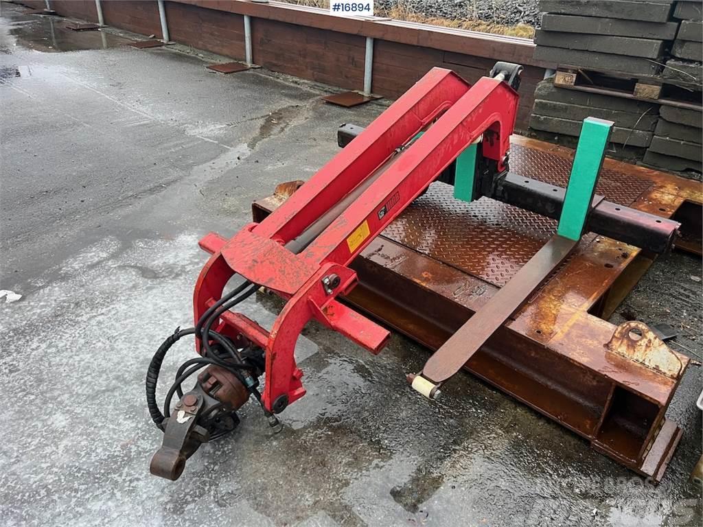 Hiab pallet forks w/ rotator and hydraulic tilt Outros componentes