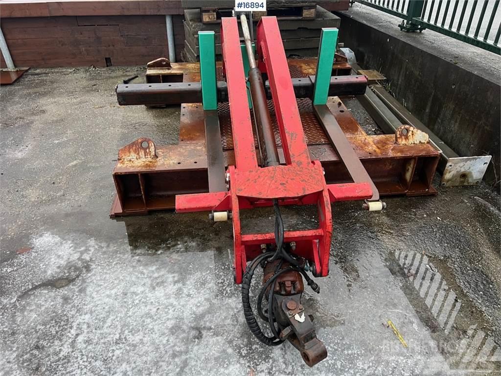 Hiab pallet forks w/ rotator and hydraulic tilt Outros componentes