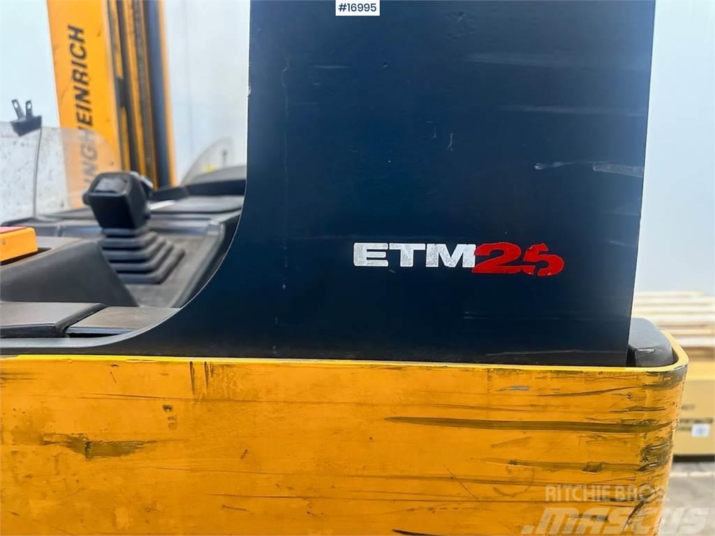 Jungheinrich ETM25 Truck. Rep object. Empilhadores - Outros