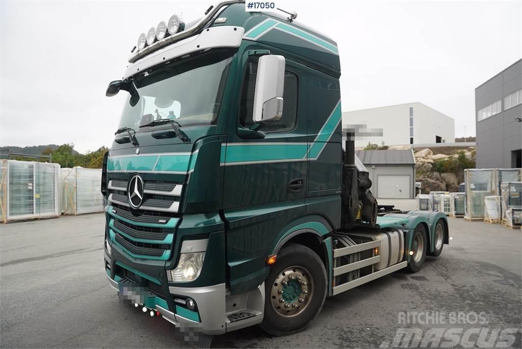 Mercedes-Benz Actros 2663 with 23t/m crane. Well equipped Camiões grua