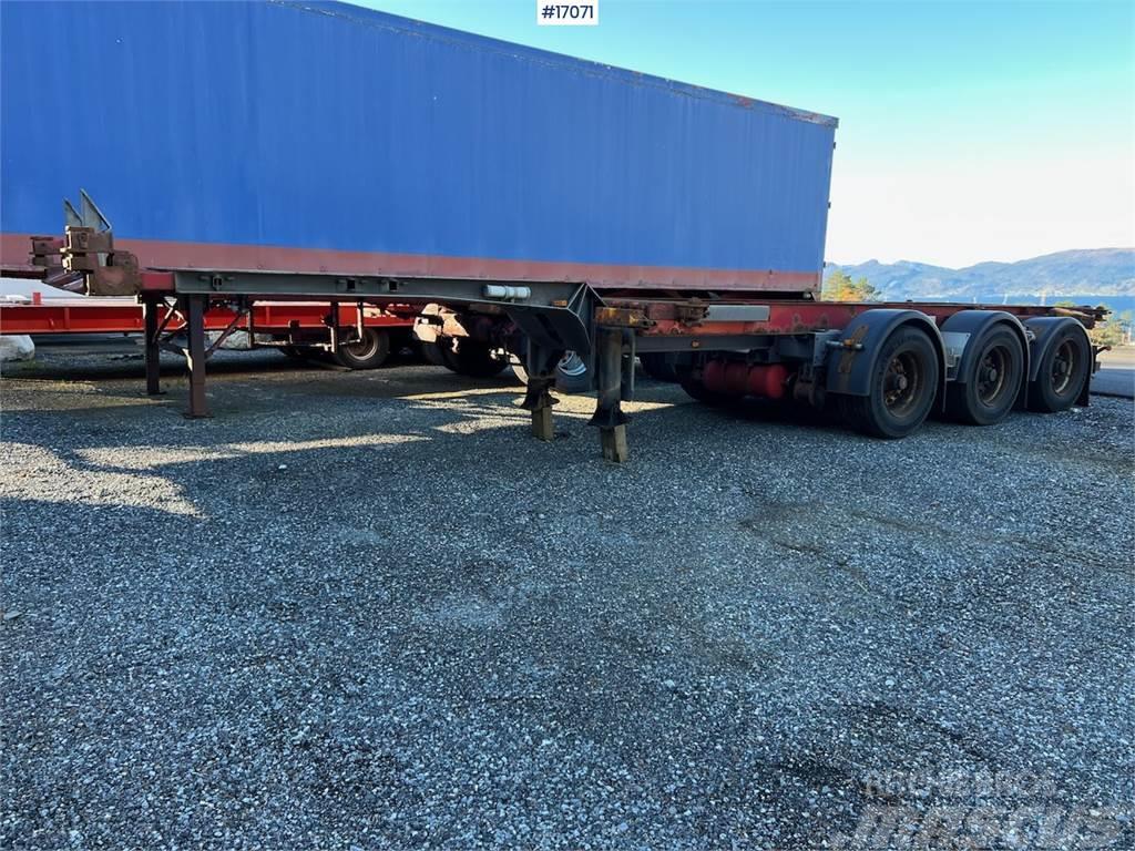 Renders 3 Axle Container trailer w/ extension to 13.60 Outros Reboques