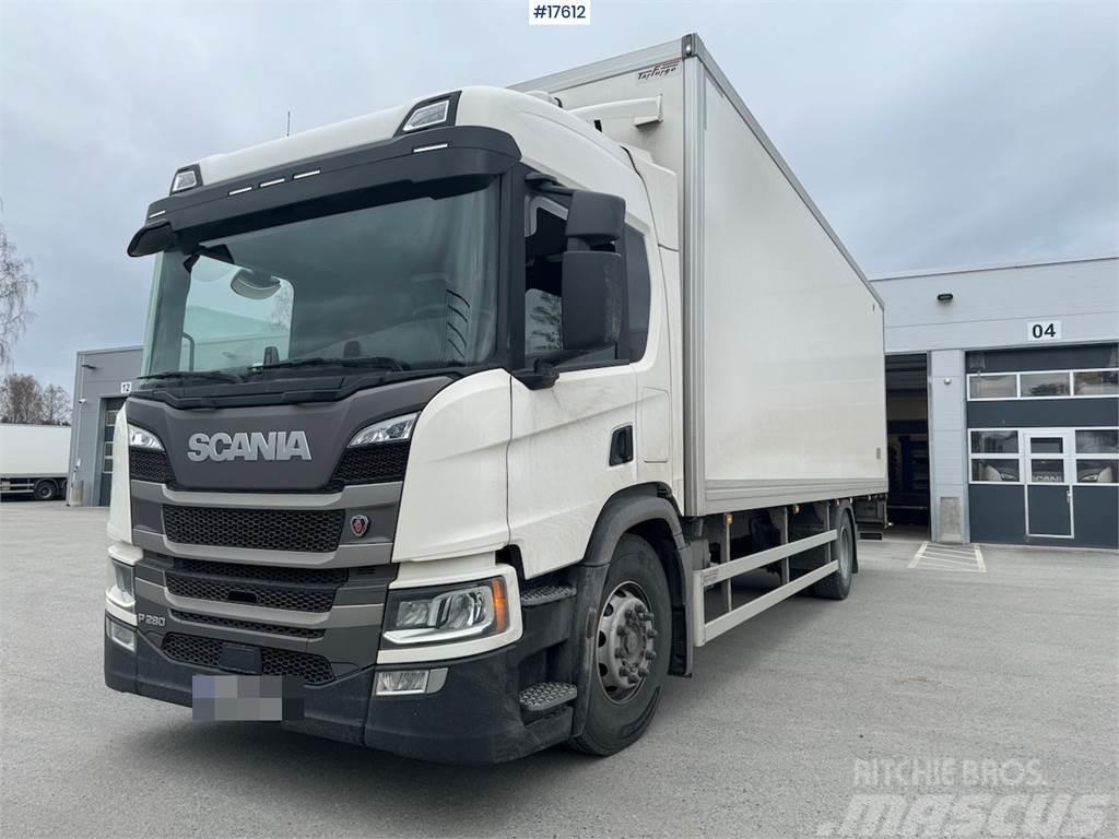 Scania P280 4x2 Box truck. WATCH VIDEO Camiões de caixa fechada