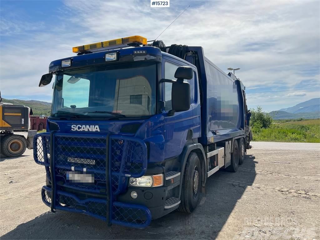 Scania P400 6x2 compactor truck, REP OBJECT Camiões de lixo