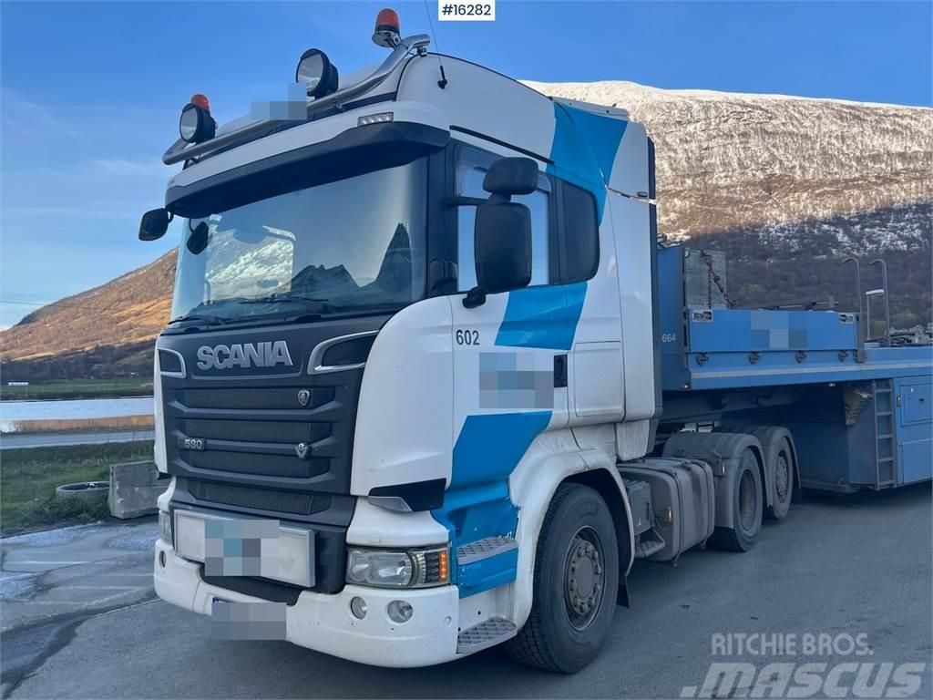 Scania R580 6x2 tractor unit w/ Euro 6 SEE VIDEO Tractores (camiões)