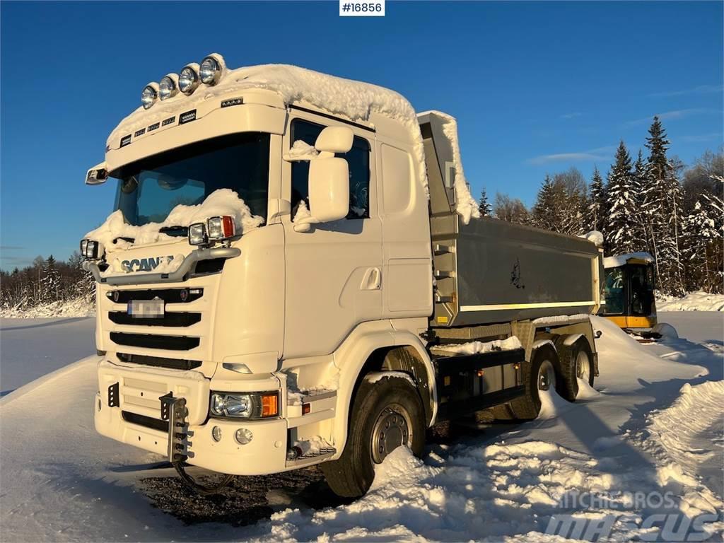Scania R580 6x4 Plow rigged tipper Camiões basculantes