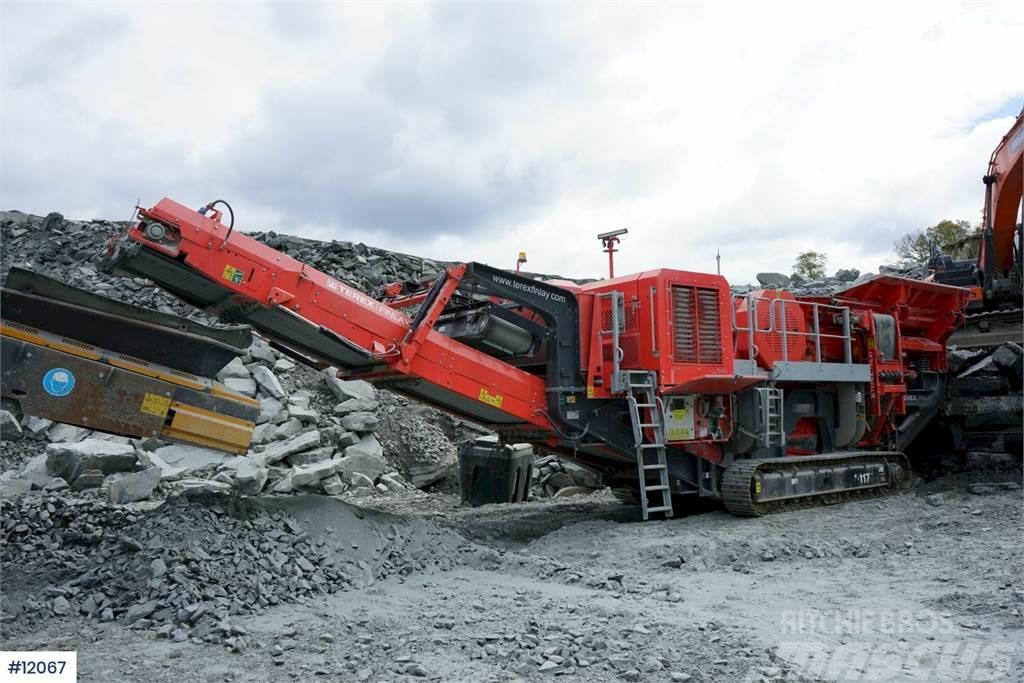Terex Finlay J-1175 Jaw crusher with magnetic band. Few hours Britadeiras