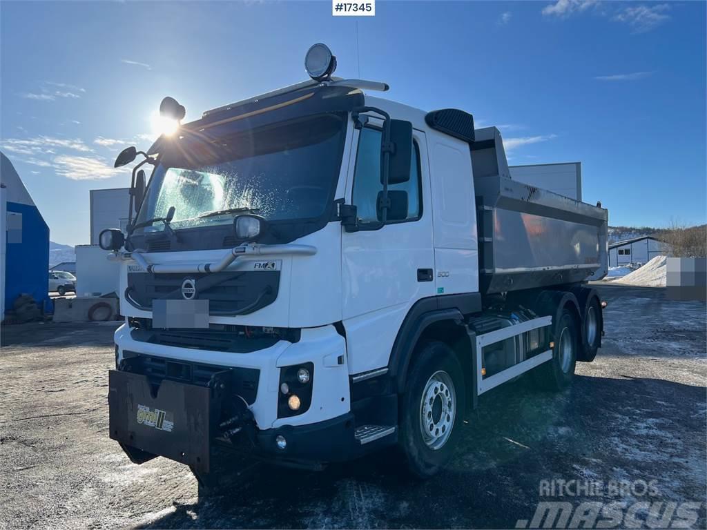 Volvo FMX 500 6x2 plow rigged combi truck w/ only 217k k Camiões basculantes