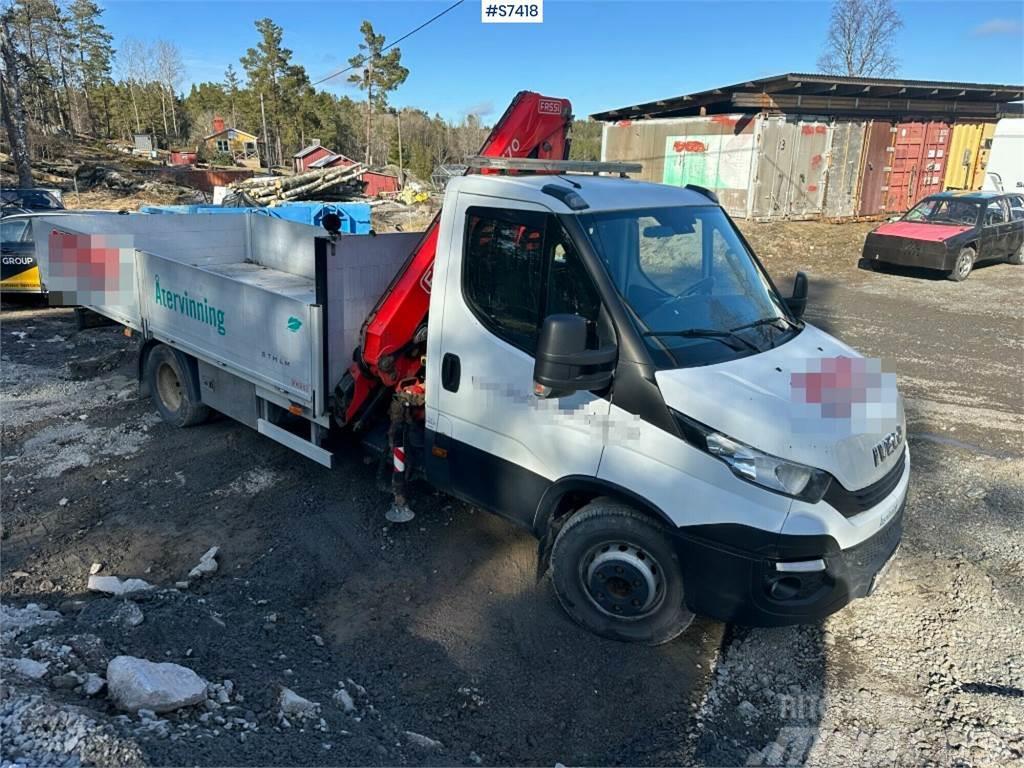 Iveco Daily 70C18H Crane truck with FASSI F70B.1.24 Camiões grua