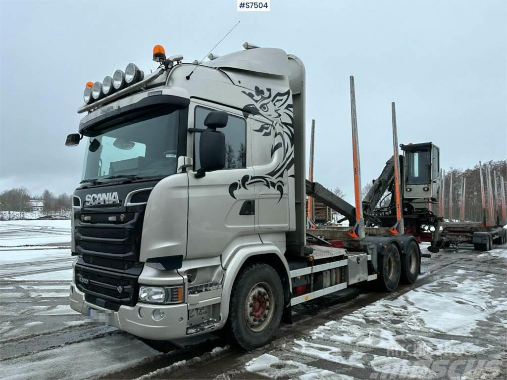 Scania R520 6X4 Camiões de transporte de troncos