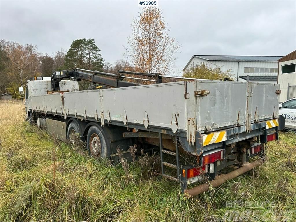 Volvo Crane truck FL10 with long flatbed (Rep. Object) Camiões grua