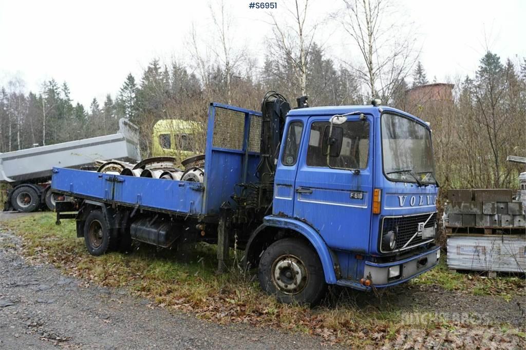 Volvo F610 4x2 Old truck with crane REP.OBJECT Camiões grua