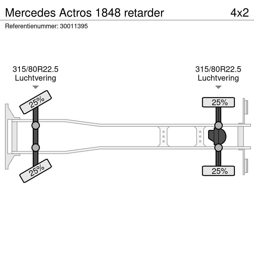 Mercedes-Benz Actros 1848 retarder Camiões de chassis e cabine