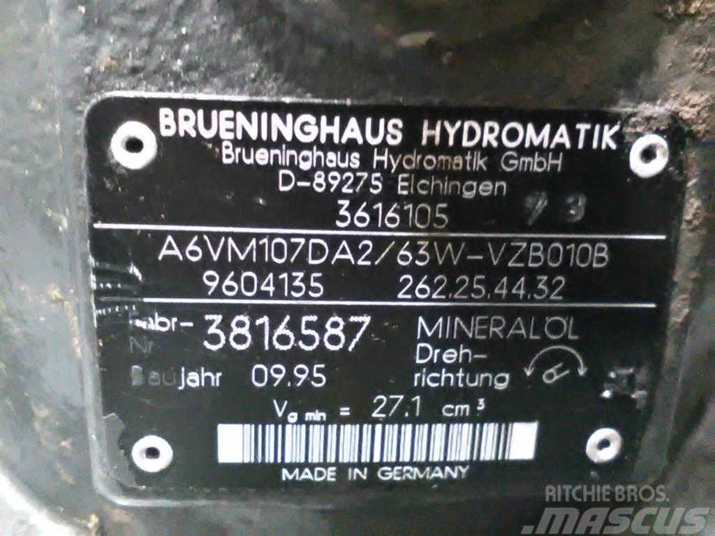 Brueninghaus Hydromatik A6VM107DA2/63W - Kramer 320 -Drive motor/Fahrmotor Hidráulica