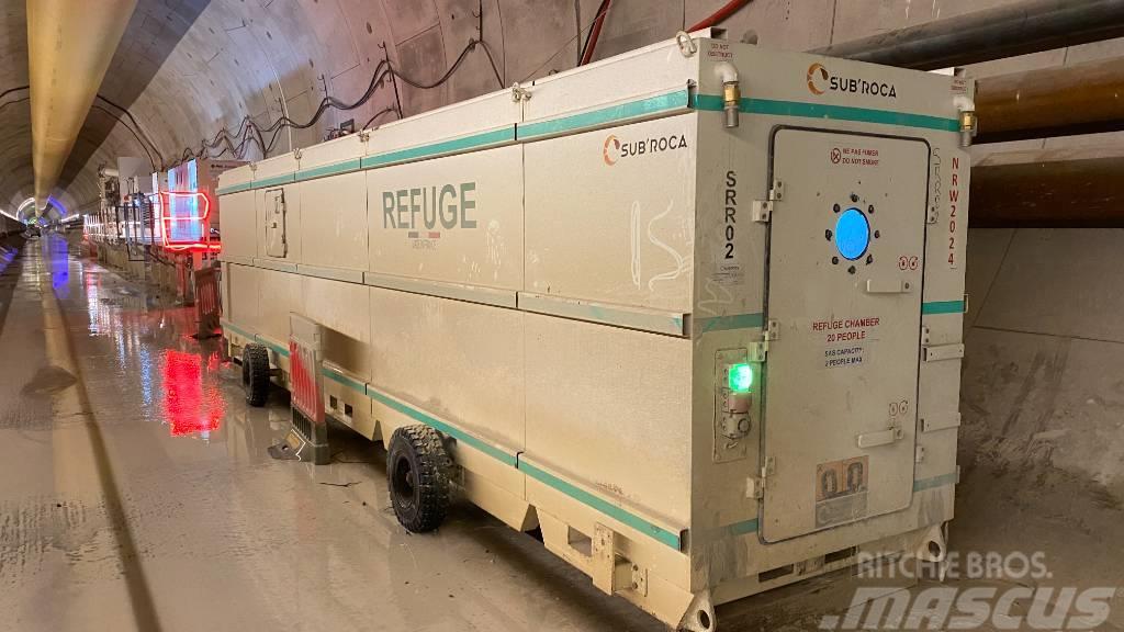  SUB'ROCA Tunnel Refuge chamber 20 people Outro equipamentos subterrâneos