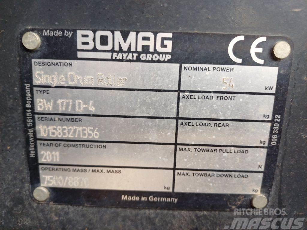 Bomag BW 177 D-4 Cilindros Compactadores monocilíndricos