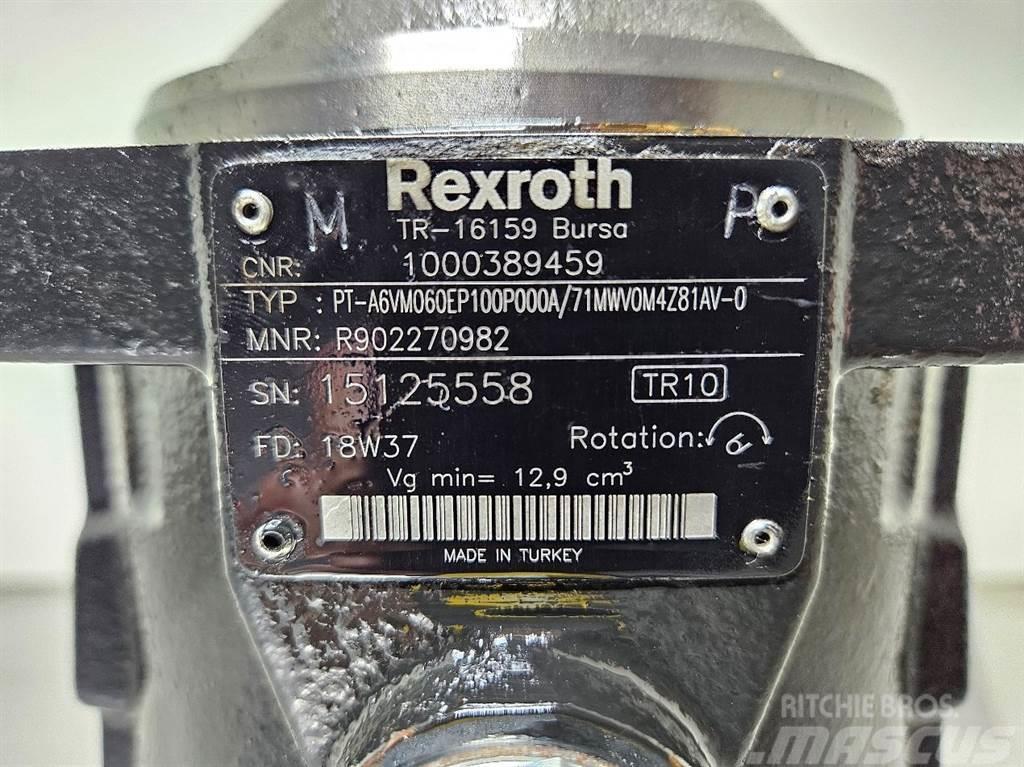 Wacker Neuson 1000389459-Rexroth A6VM060EP-Drive pump/Fahrpumpe Hidráulica