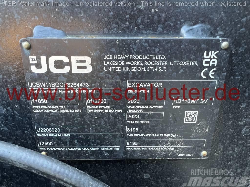 JCB Hydradig 110W BLACK -Demo- Escavadoras de rodas