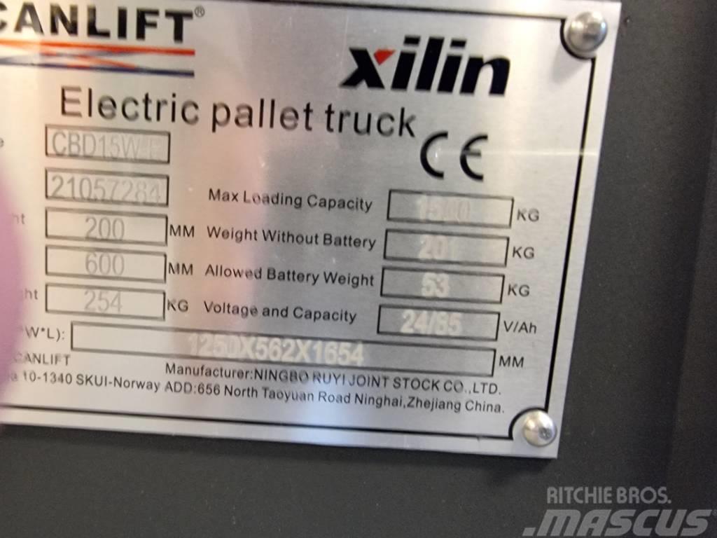 Xilin CBD15W-E -1,5 tonns palletruck med vekt (PÅ LAGER) Porta palettes