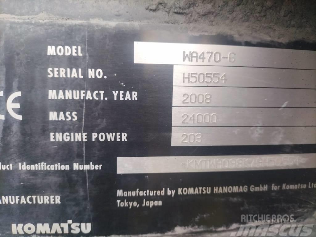 Komatsu WA 470-6 Pás carregadoras de rodas