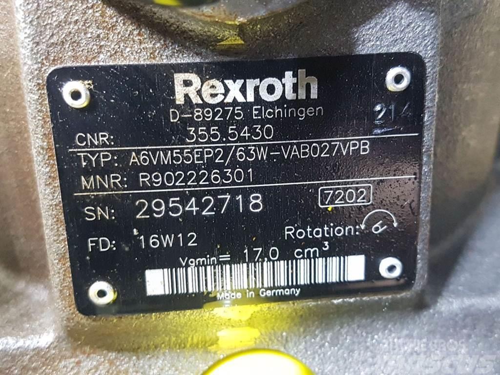 Rexroth A6VM55EP2/63W-R902226301-Drive motor/Fahrmotor Hidráulica