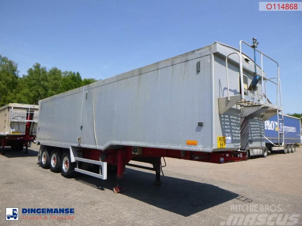 Wilcox Tipper trailer alu 55 m3 + tarpaulin Semi Reboques Basculantes