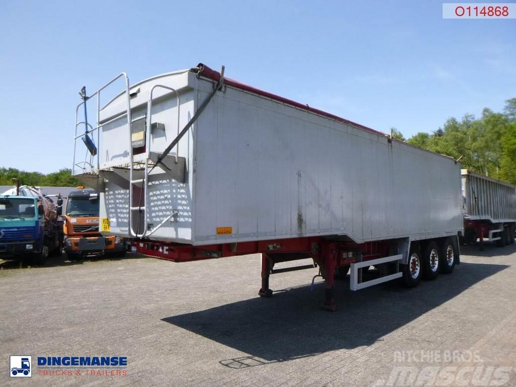 Wilcox Tipper trailer alu 55 m3 + tarpaulin Semi Reboques Basculantes